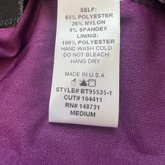 Blue Blush Velvet Crop Top - Picture 7 of 8